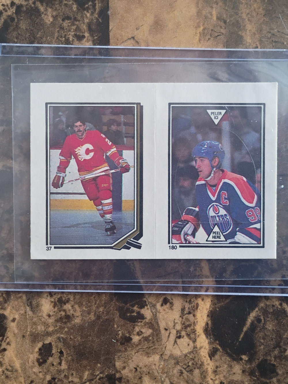 1987 O-Pee-Chee Wayne Gretzky, Mike Bullard Sticker Card